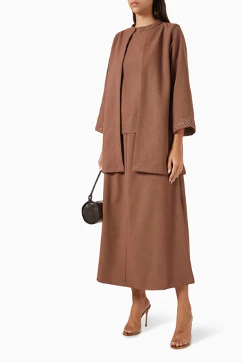 4-piece Jacket Set in Cotton-linen