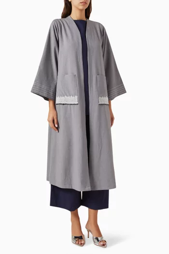 4-piece Jacket Set in Cotton-linen