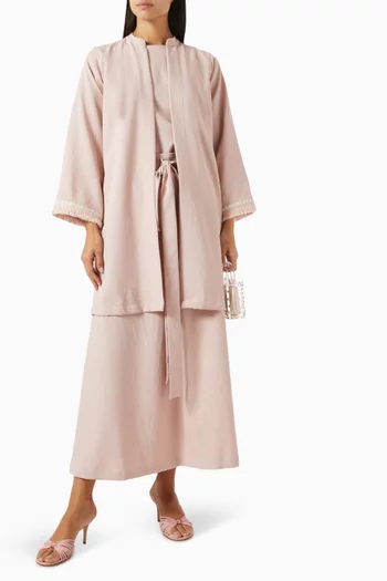 Four-piece Co-ord Set in Cotton & Linen