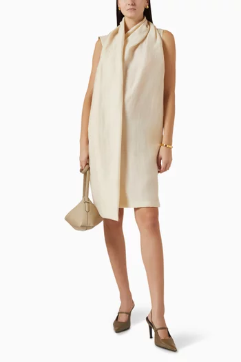 Scarf Dress in Lyocell Blend