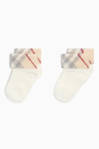 Check Socks Set