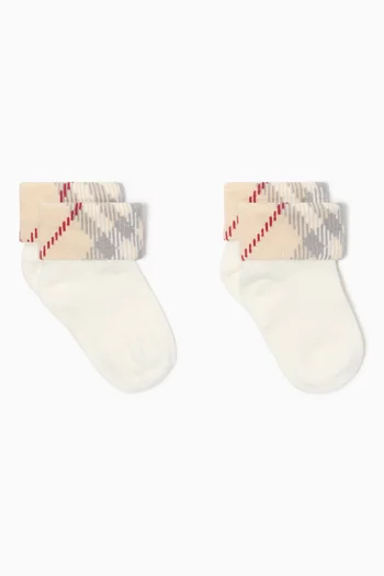 Check Socks Set