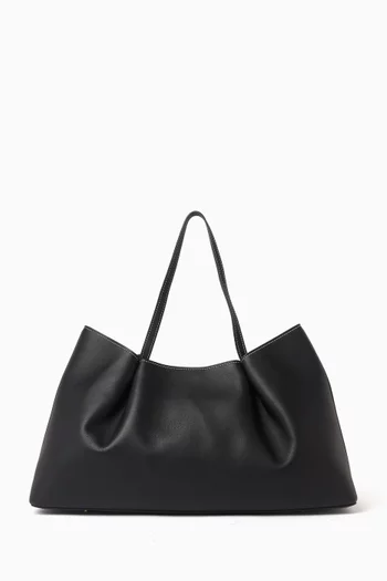 Dimple Tote Bag in Pebbled Leather