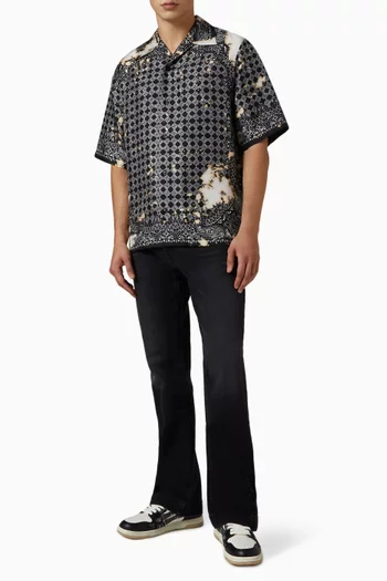 Bleach Bandana Shirt in Silk
