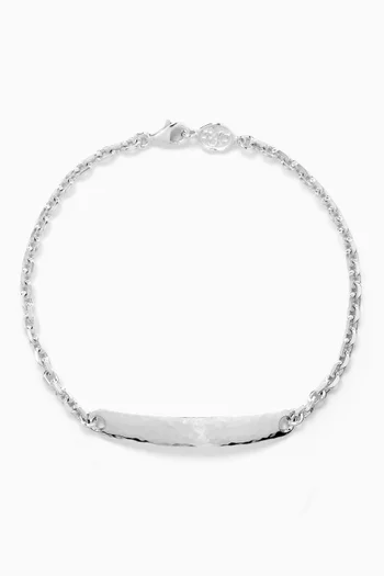 Nomad ID Bar Bracelet in Sterling Silver