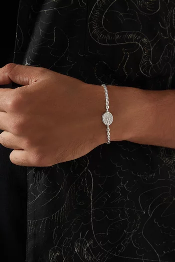 Snake Talisman Bracelet in Sterling Silver