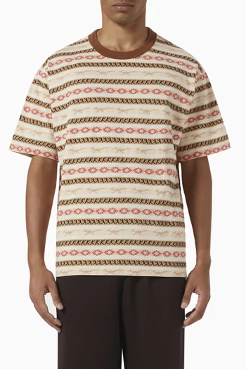 Chimayo Jacquard T-shirt in Cotton