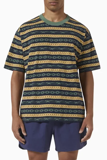 Chimayo Jacquard T-shirt in Cotton