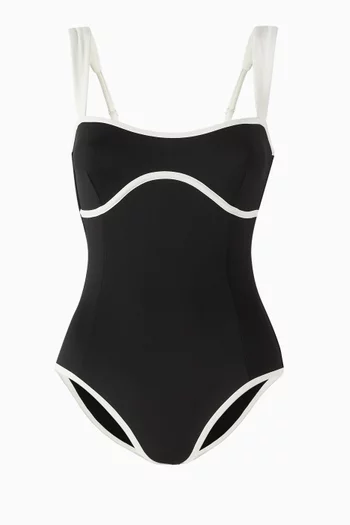 Compression Sweetheart One-piece Swimsuit