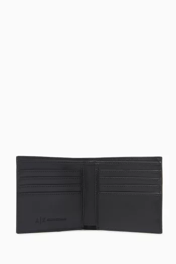 Logo-plaque Bifold Wallet in Leather