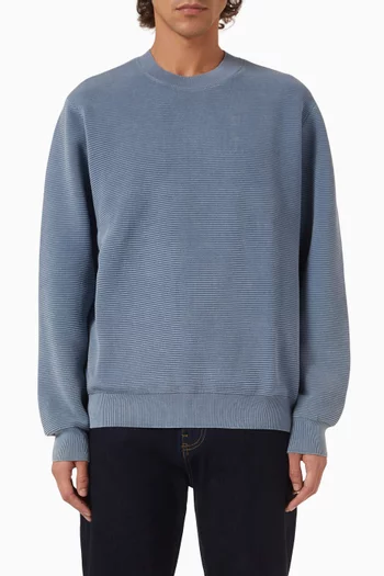 Marina Crew Neck Sweater in Knit