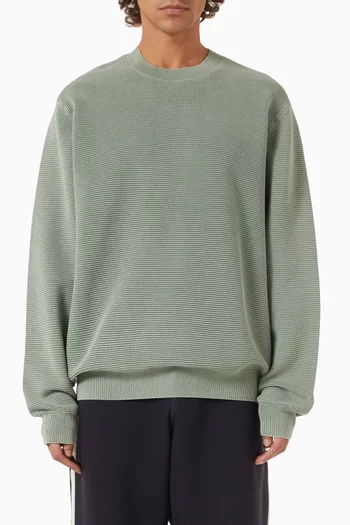 Marina Crew Neck Sweater in Knit