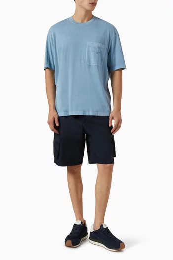 Marina Cargo Shorts in Cotton Twill