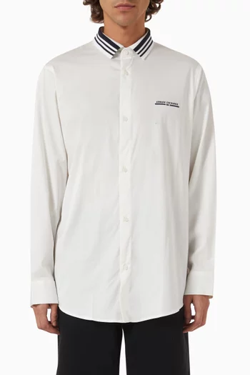Marina Shirt in Stretch Cotton