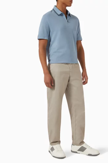 Marina Zip Polo Shirt