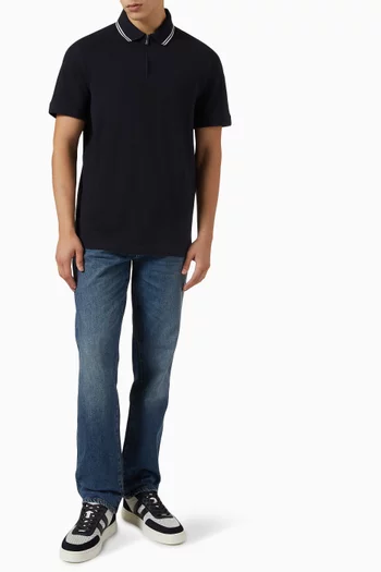 Marina Zip Polo Shirt