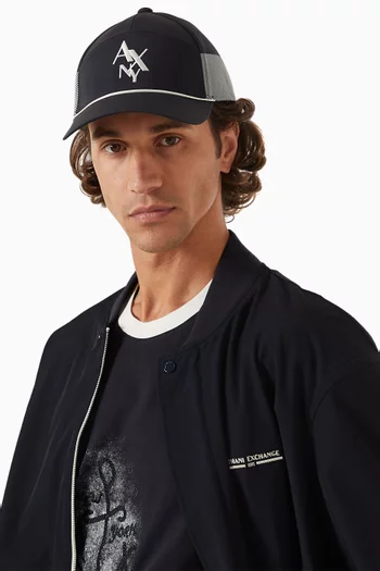 Logo-embroidered Baseball Cap in Canvas