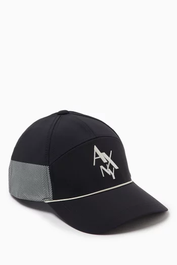 Logo-embroidered Baseball Cap in Canvas