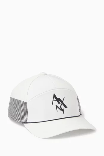 Logo-embroidered Baseball Cap in Canvas
