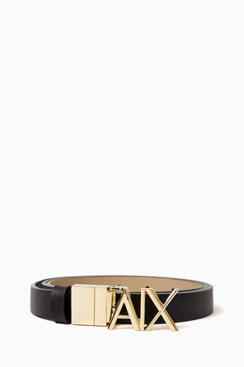 Cinture Reversible Belt in Leather