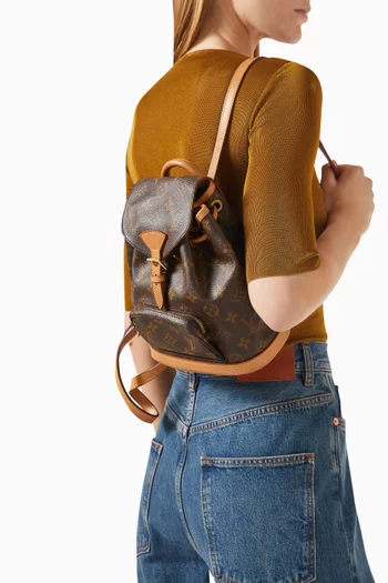 Mini Montsouris Backpack in Monogram Canvas