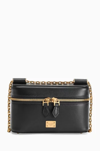 Small Sicily Vanity Bag in Leather