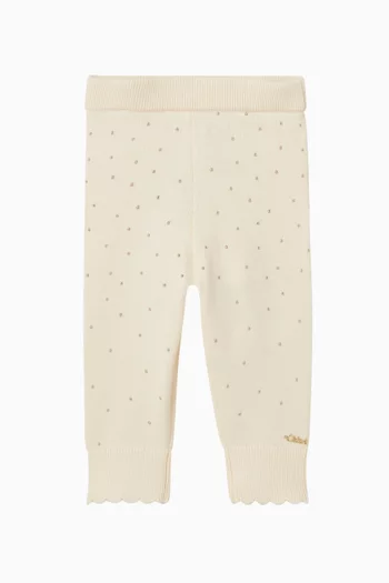 Studded Pants in Knit