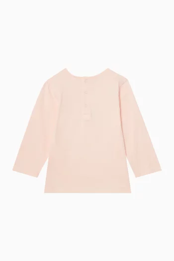 Logo Print T-shirt in Cotton