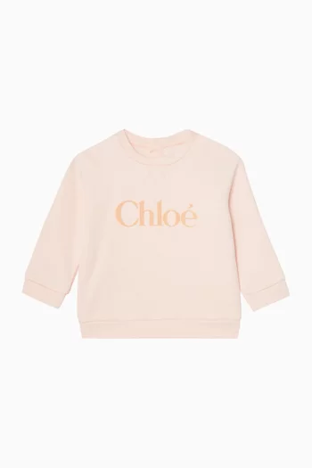 Logo Sweatshirt in Cotton