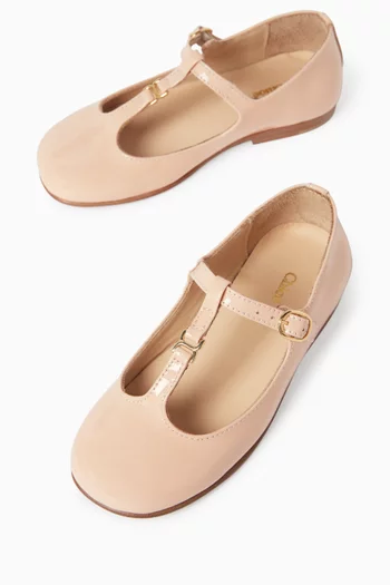 Marcie Ballerinas in Leather
