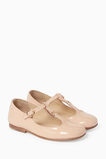 Marcie Ballerinas in Leather