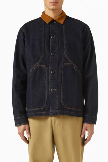 Berry Overshirt in Canvas Twill