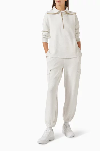 Larson Half-zip Sweatshirt in Viscose Blend