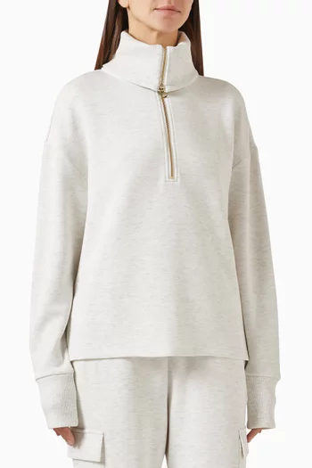 Larson Half-zip Sweatshirt in Viscose Blend