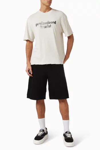 Professional Tourist T-shirt in Cotton-jersey