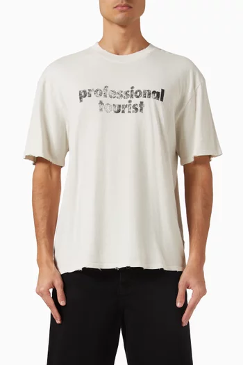 Professional Tourist T-shirt in Cotton-jersey