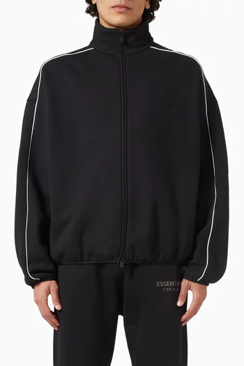Modern Fit Track Jacket in Fleece