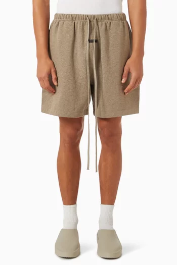 Soccer Shorts in Cotton-fleece