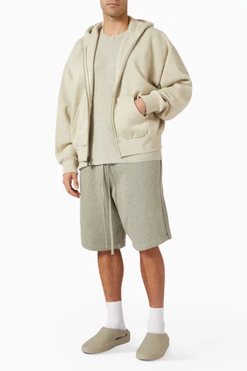 Basketball Piped Shorts in Fleece