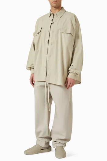 Relaxed Shirt in Brushed Oxford Cotton