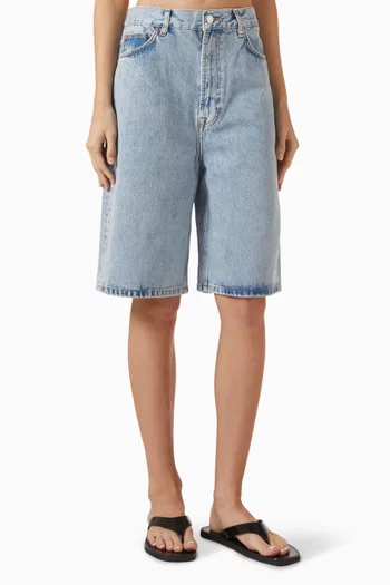 Low-rise Shorts in Denim