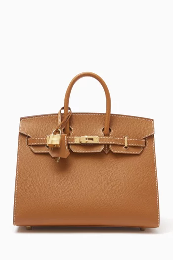 Unused Birkin 25 Sellier in Epsom Leather