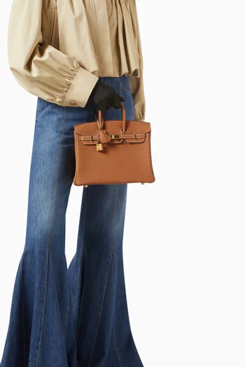 Unused Birkin 25 in Togo Leather