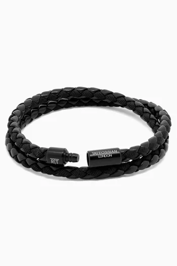 Chelsea Double-wrap Bracelet in Leather