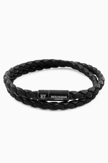 Chelsea Double-wrap Bracelet in Leather