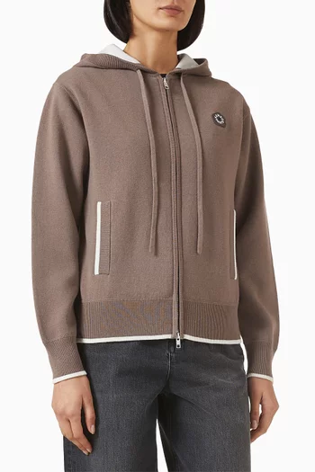 Boke Flower 2.0 Zip Hoodie in Wool-blend