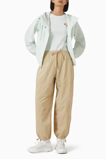 تي شيرت مزين بطبعة زهور قطن