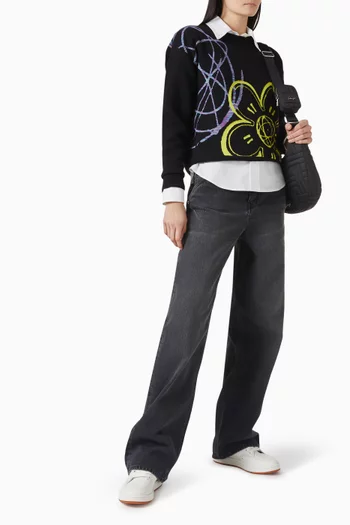 x Futura 2000 Sweater in Mixed Cotton-wool