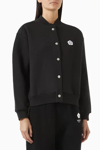 Boke Flower 2.0 Embroidered Cocoon Jacket in Cotton