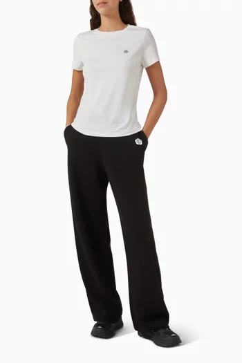 Boke Flower Embroidered T-shirt in Cotton